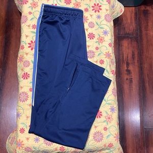 Blue Athletic Works Track Pants. Size Large